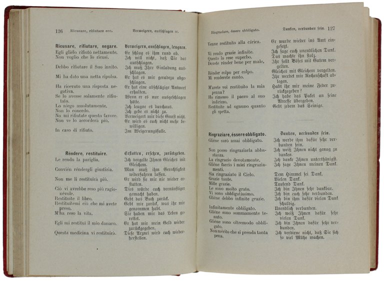 MANUALE DI CONVERSAZIONE ITALIANA E TEDESCA ossia Guida Completa per …