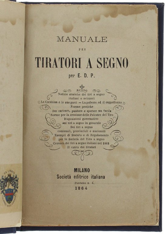 MANUALE PEI TIRATORI A SEGNO.