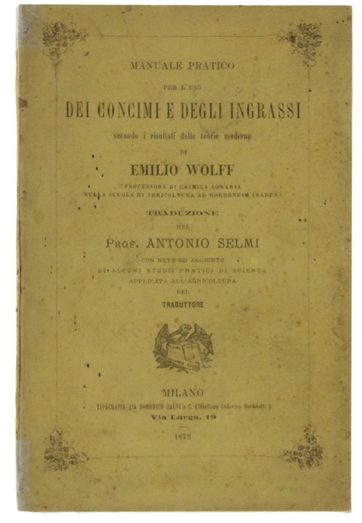 MANUALE PRATICO PER L'USO DEI CONCIMI E DEGLI INGRASSI SECONDO …