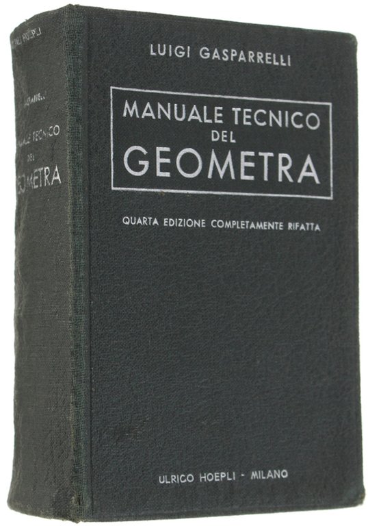 MANUALE TECNICO DEL GEOMETRA ad uso degli istituti tecnici per …