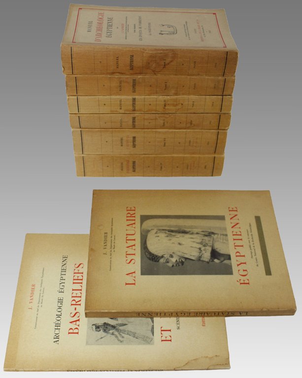 MANUEL D'ARCHEOLOGIE EGYPTIENNE. Tome I (2 volumes) + Tome II …