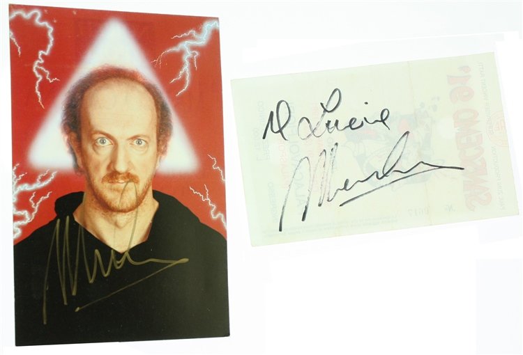 MARCO CARENA: AUTOGRAFO ORIGINALE.