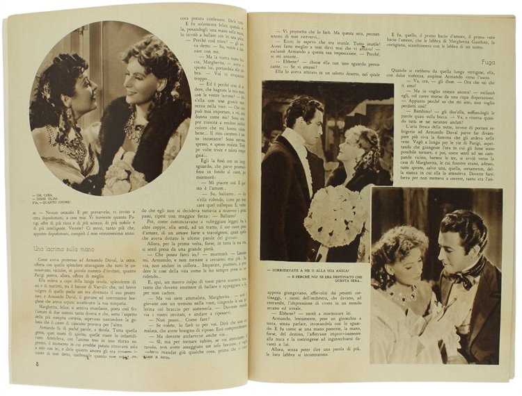 MARGHERITA GAUTHIER. Romanzo tratto dall'omonimo film "Metro Goldwyn Mayer" con …