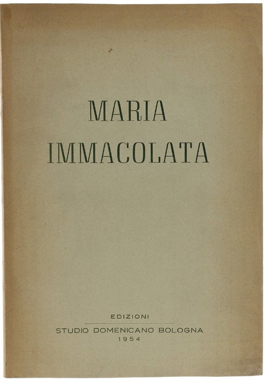 MARIA IMMACOLATA.