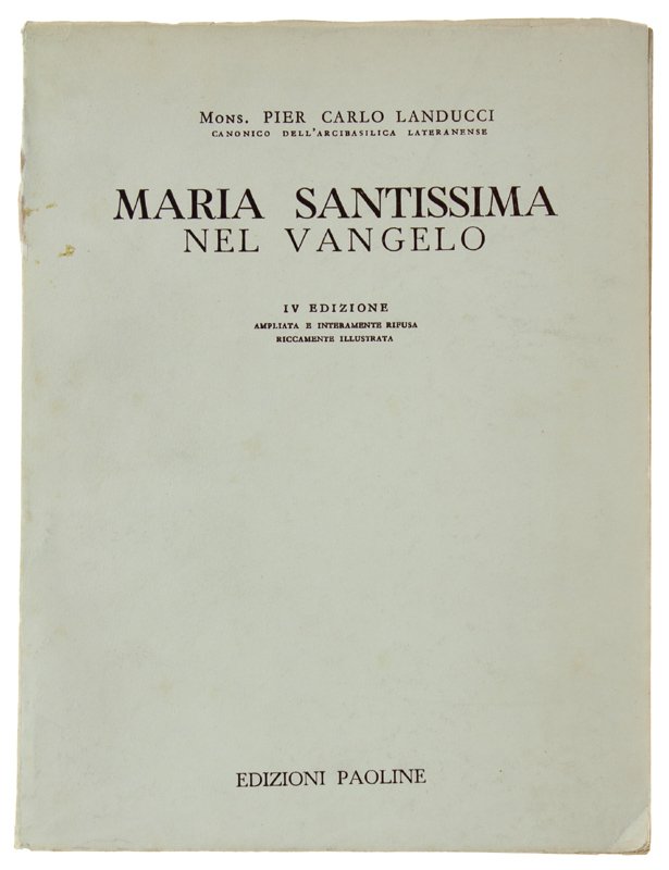 MARIA SANTISSIMA NEL VANGELO