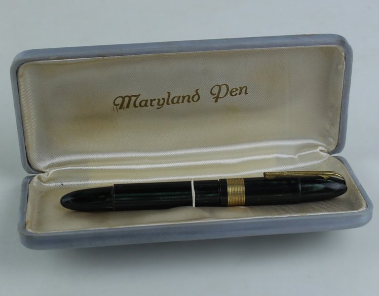 MARYLAND PEN. Penna stilografica vintage. Pennino oro 14 Kt. NUOVA …