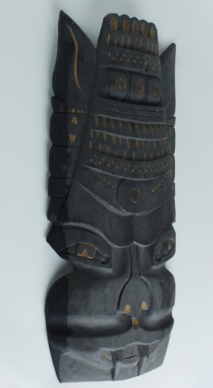 MASCHERA ARTIGIANATO AFRICANO DA PARETE ORIGINALE ANTICA IN LEGNO SCOLPITO …
