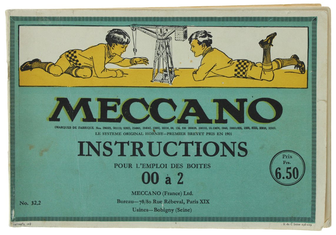MECCANO - Instructions pour l'emploi des boites de 00 à …