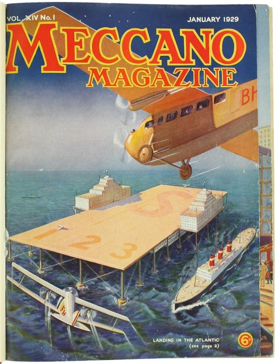 MECCANO MAGAZINE, Volume XIV - 1929 (12 monthly issues bound …