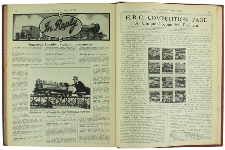 MECCANO MAGAZINE, Volume XIV - 1929 (12 monthly issues bound …