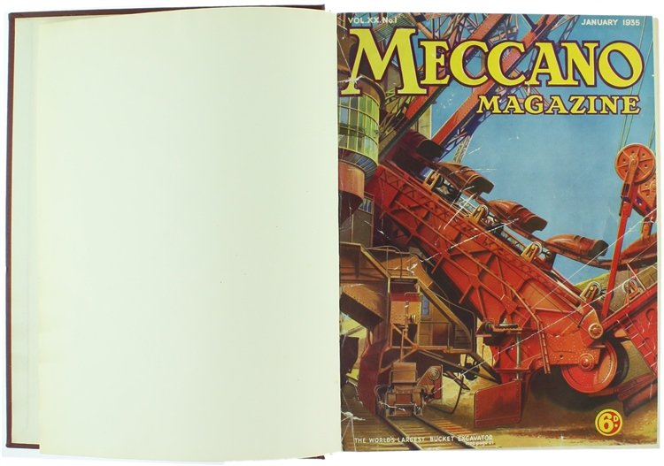 MECCANO MAGAZINE, Volume XX - 1935 (12 monthly issues bound …