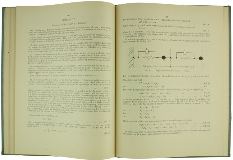 MECHANICAL ADMITTANCES AND THEIR APPLICATIONS TO OSCILLATION PROBLEMS.