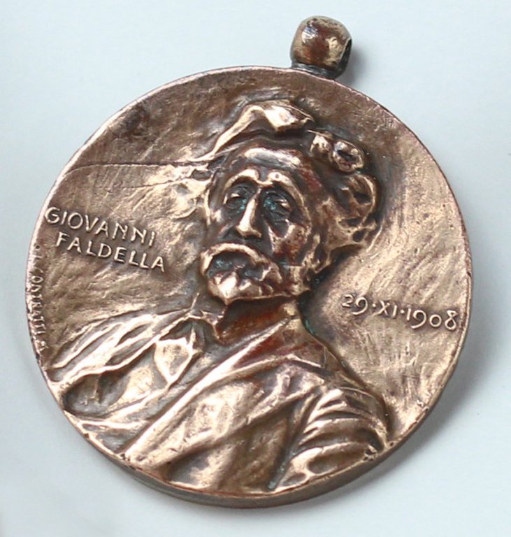 MEDAGLIA BRONZO "GIOVANNI FALDELLA 29-XI-1908"