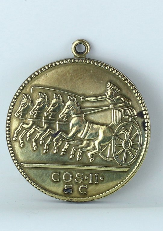 MEDAGLIA VINTAGE "LVERUSAUGARM PARTHMAXIRPVIIII" "COS.II.SC"