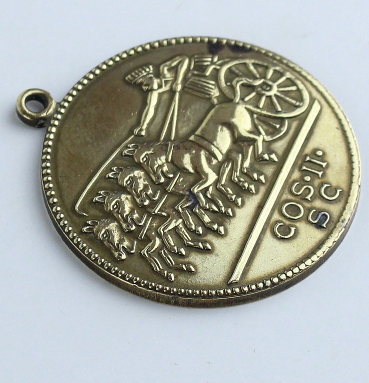 MEDAGLIA VINTAGE "LVERUSAUGARM PARTHMAXIRPVIIII" "COS.II.SC"