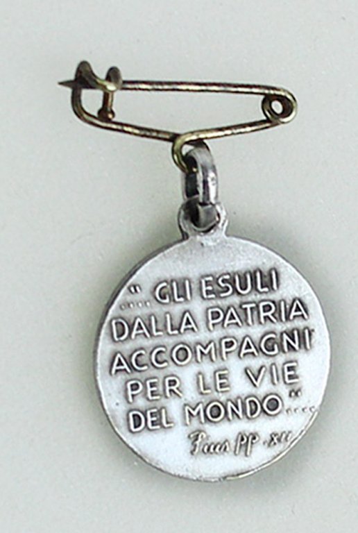 MEDAGLIA VINTAGE MADONNA DEGLI EMIGRANTI P.P.N. / "Gli esuli dalla …