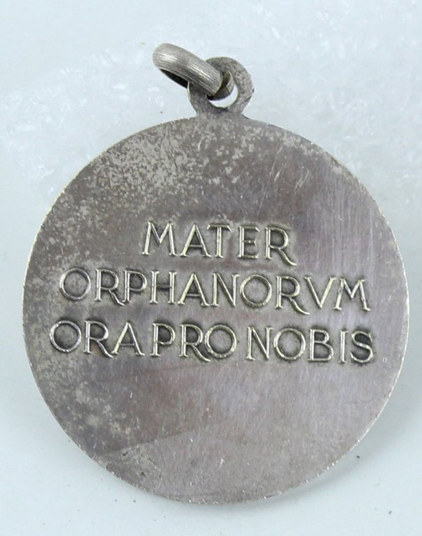 MEDAGLIA VINTAGE "MATER ORPHANORUM ORA PRO NOBIS"