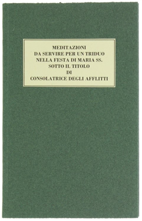 MEDITAZIONI DA SERVIRE PER UN TRIDUO NELLA FESTA DI MARIA …