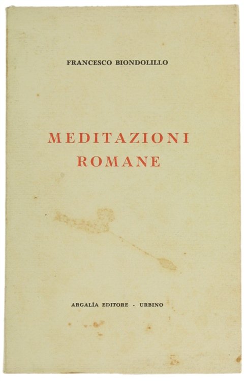 MEDITAZIONI ROMANE.