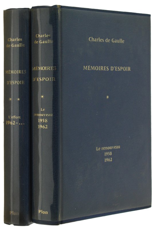 MEMOIRES D'ESPOIR [2 volumi: opera completa, come nuova]