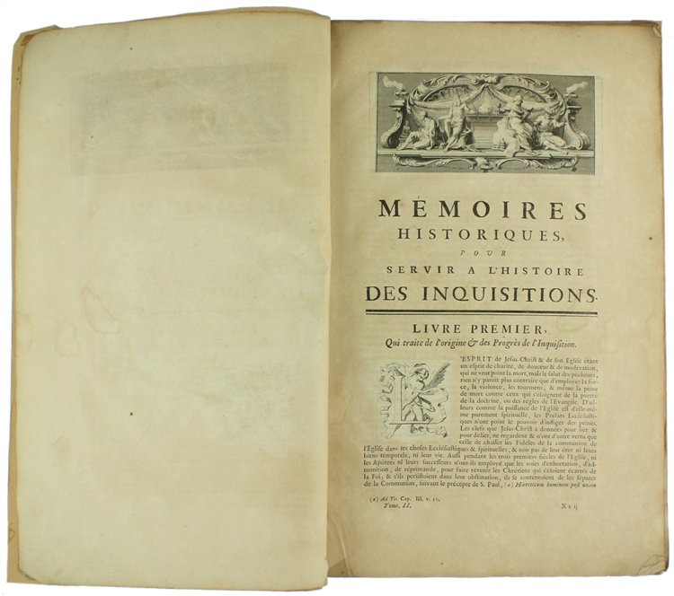 MEMOIRES HISTORIQUES, POUR SERVIR A L'HISTOIRE DES INQUISITIONS.