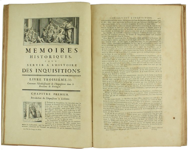 MEMOIRES HISTORIQUES, POUR SERVIR A L'HISTOIRE DES INQUISITIONS.