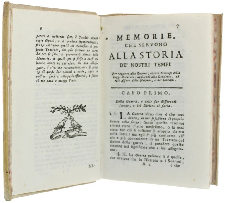 MEMORIE, CHE SERVONO ALLA STORIA DE' NOSTRI TEMPI, fatte dall'osservatore …
