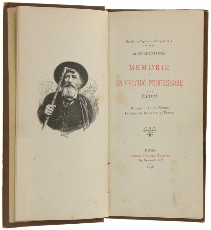 MEMORIE DI UN VECCHIO PROFESSORE. Esami. Disegni di G.G.Bruno. Incisioni …
