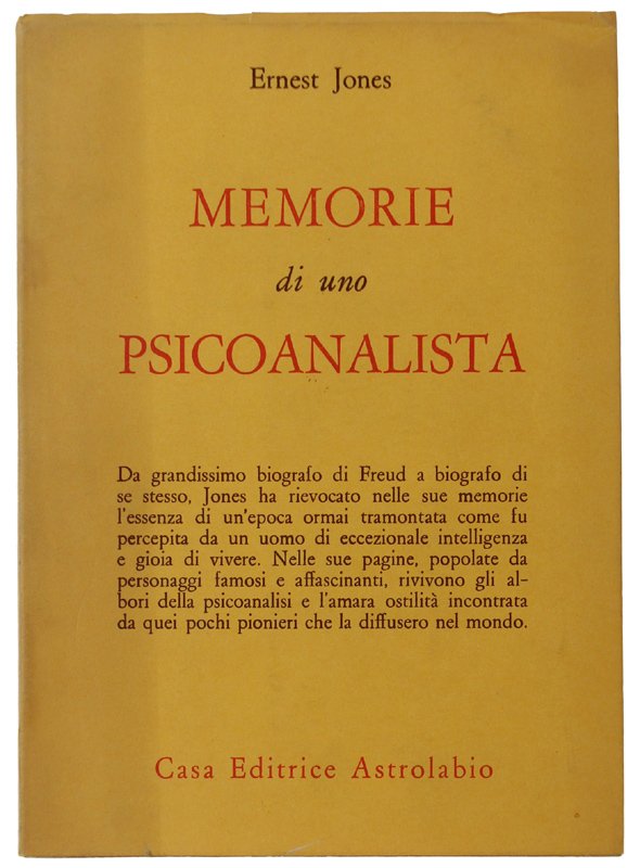MEMORIE DI UNO PSICOANALISTA