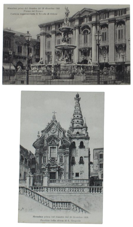 MESSINA PRIMA DEL DISASTRO DEL 28 DICEMBRE 1908: PIAZZA DEL …