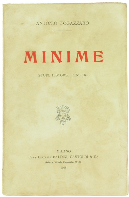 MINIME. Studi, discorsi, pensieri.
