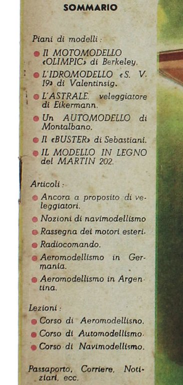 MODELLISMO. Anno V/1949 - N. 22
