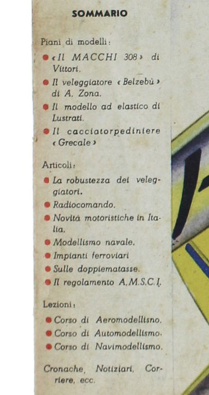 MODELLISMO. Anno V/1949 - N. 24