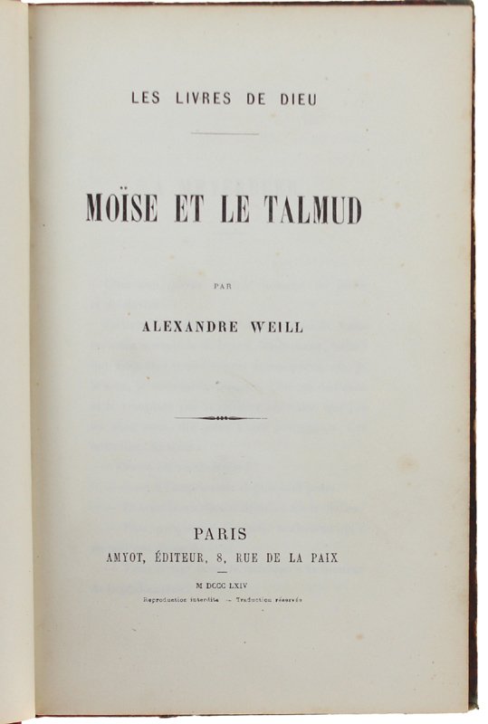 MOISE ET LE TALMUD.