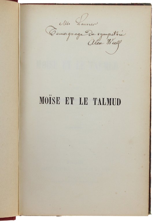 MOISE ET LE TALMUD.