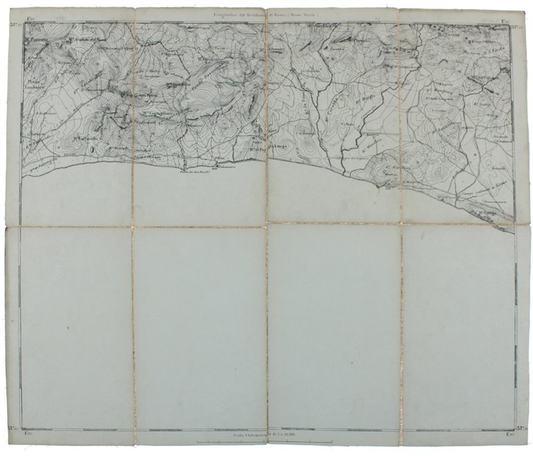 MONTE DESUSINO. Foglio N° 272 della Carta d'Italia. Scala 1:50.000. …