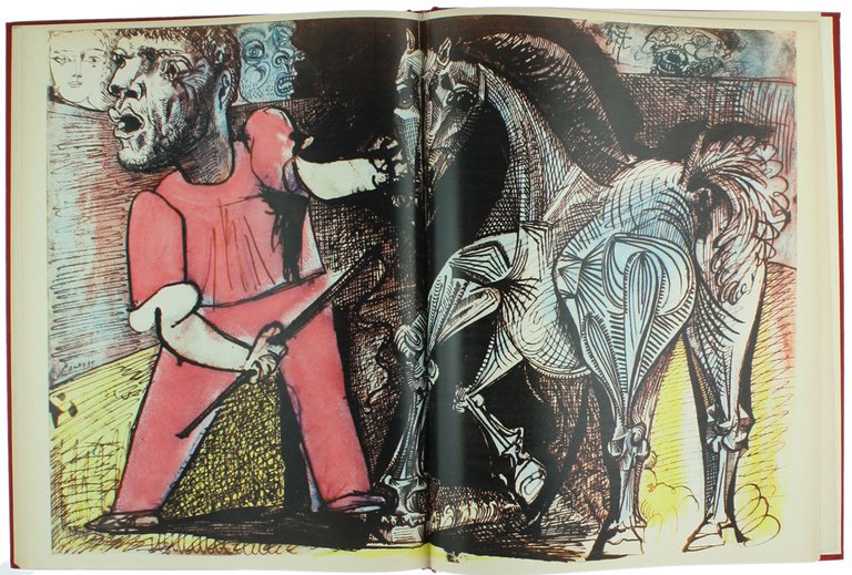 MORTE NEL POMERIGGIO. Illustrazioni di Pablo Picasso.