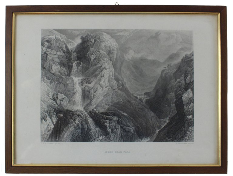 MOSS DALE FALL. Steel engraving 1830