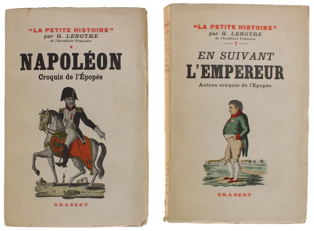 NAPOLEON + EN SUIVANT L'EMPEREUR (2 volumes)