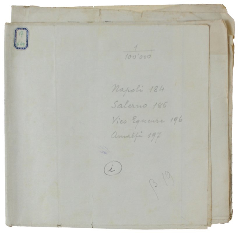 NAPOLI - SALERNO. F° 184 + F° 185 della Carta …