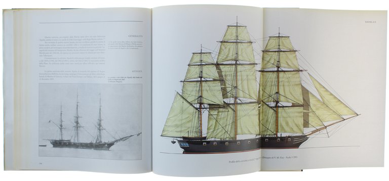 NAVI A VELA E NAVI MISTE ITALIANE [volume splendido]