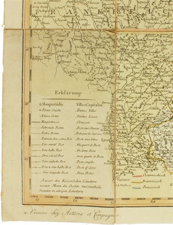NEUESTE UND VOLLSTÄNDIGSTE POSTKARTE VON GANZ DEUTSCHLAND NIEDERLANDEN SCHWEIZ POHLEN …