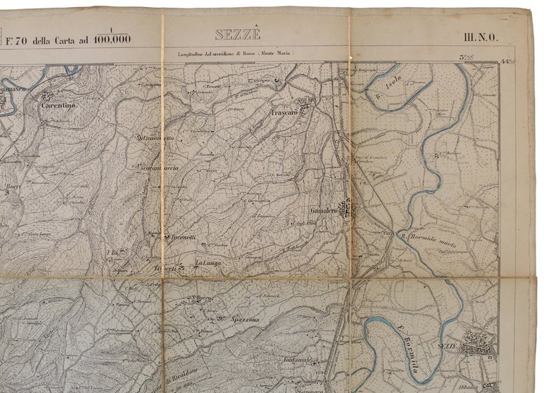 NIZZA MONFERRATO - SEZZE'. Fogli 69 e 70 della Carta … | Immagine Gallery 2