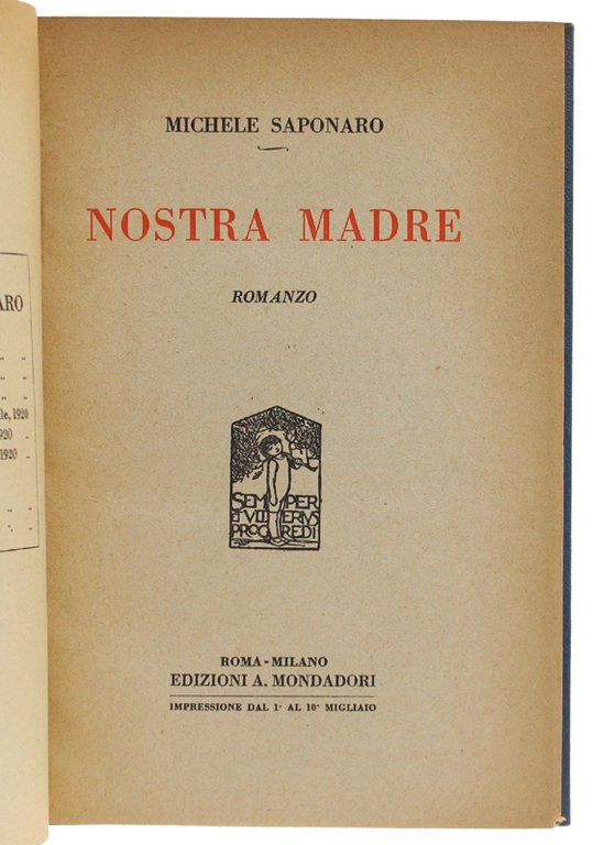 NOSTRA MADRE [1a edizione]