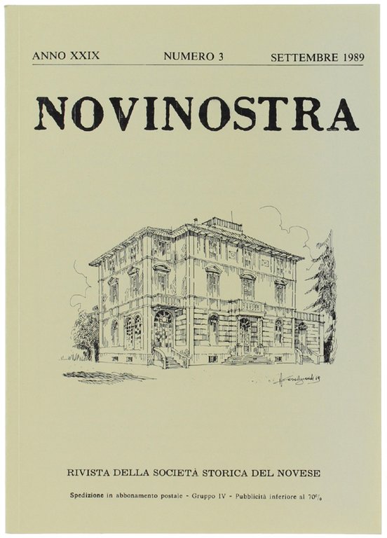 NOVINOSTRA - Rivista della Società Storica del Novese. Fascicoli singoli.