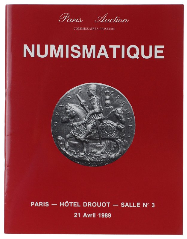 NUMISMATIQUE. Paris le 21 Avril 1989