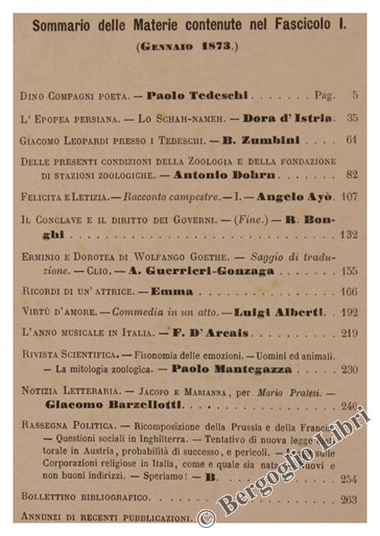 NUOVA ANTOLOGIA di Lettere, Scienze ed Arti. Anno Ottavo - …