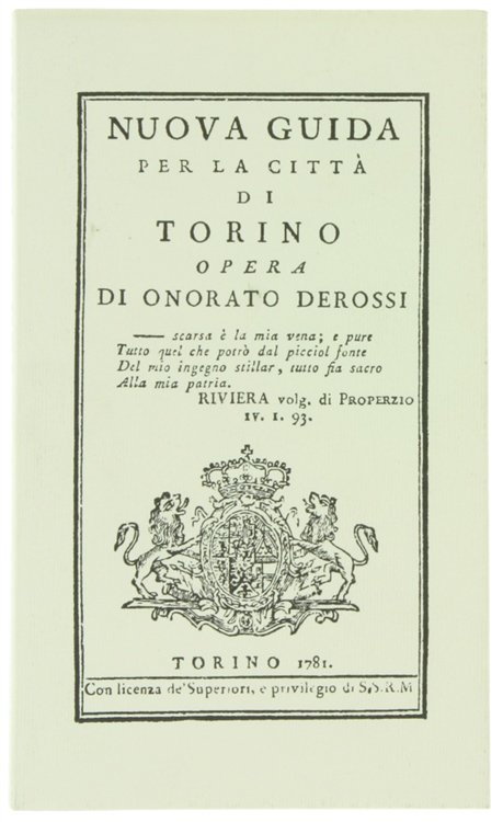 NUOVA GUIDA PER LA CITTA' DI TORINO [come nuovo]