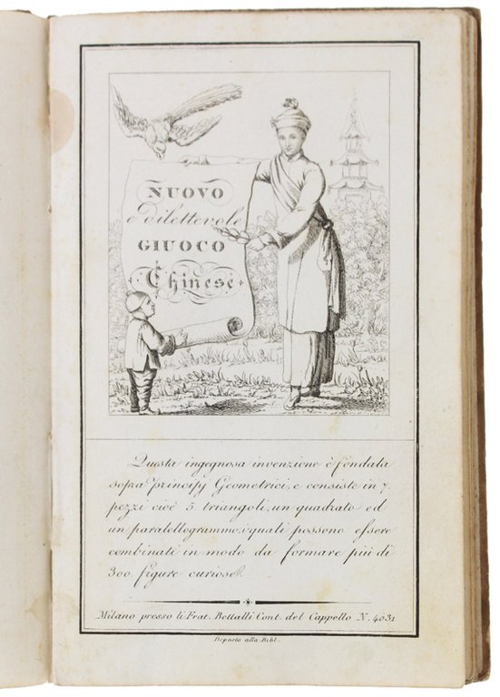 NUOVO DILETTEVOLE GIUOCO CHINESE. Questa ingegnosa invenzione è fondata sopra …