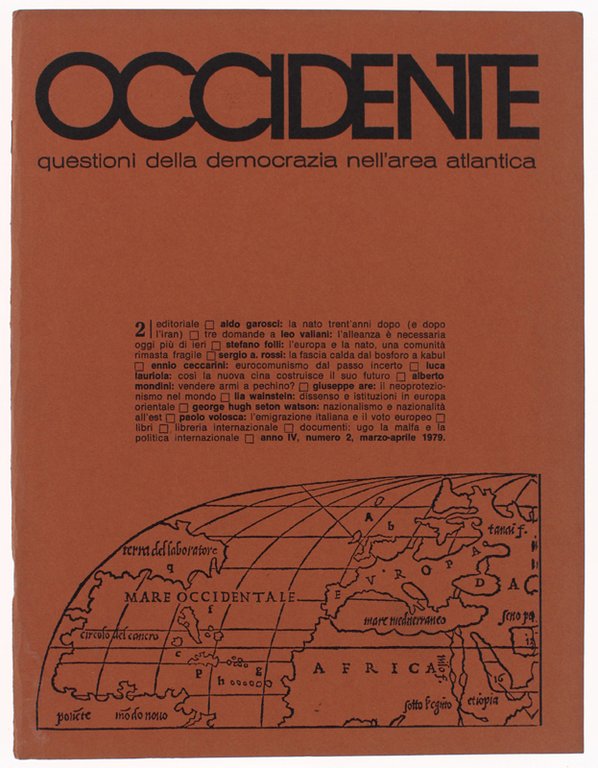 OCCIDENTE. Questioni della democrazia nell'area atlantica. N. 2 - 1979